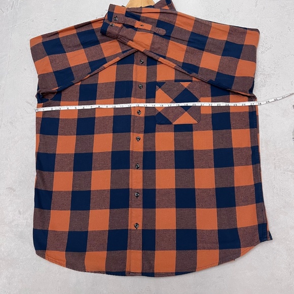 Magellan Outdoors Men's Classic Fit Long Sleeve 100% Cotton Shirt Plaid Size 2XL - Picture 8 of 9